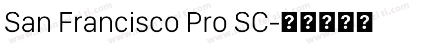 San Francisco Pro SC字体转换